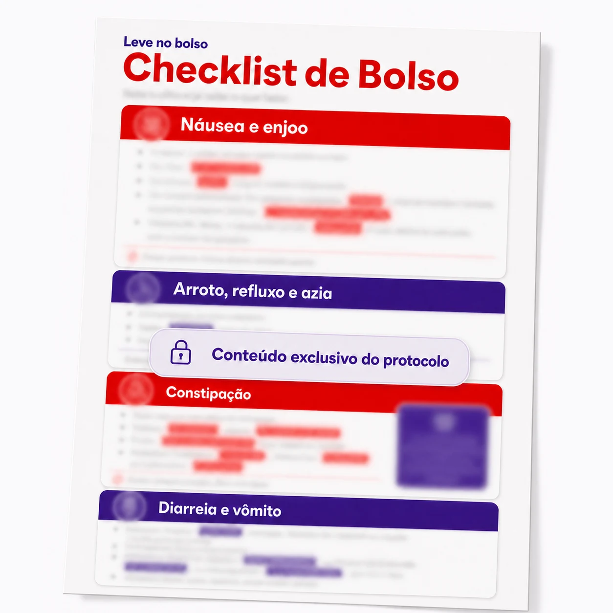 Checklist de Bolso, parte 1