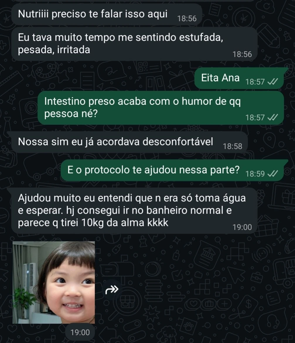 Depoimento real sobre melhora do intestino preso